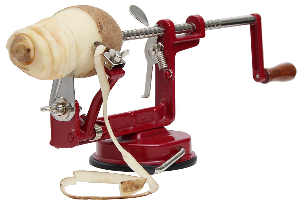 Johnny Apple Peeler Peel and Slice Potatoes and Apples